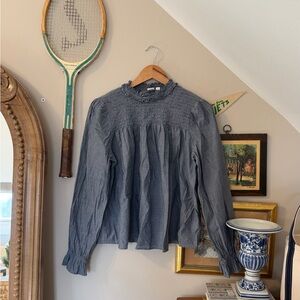 GAP Blue Long Sleeve Top